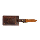 Duluth Pack Heritage Leather Luggage Tag in Bison for Luggage