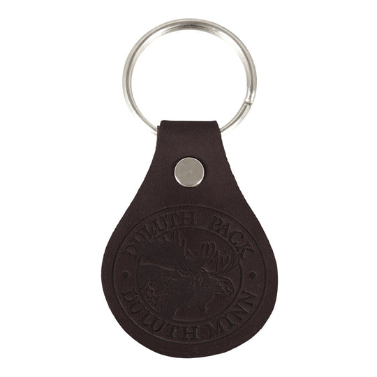 Duluth Pack Key Fob in Black Leather for Keys