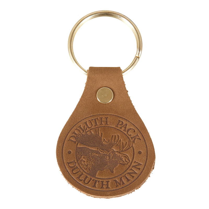 Duluth Pack Key Fob in Camel Leather for Keys