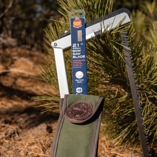 Duluth Pack Folding Saw Case in the forest