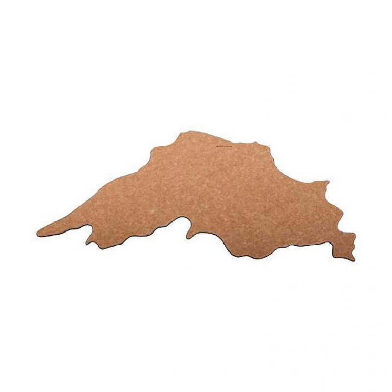 Lake Superior Cut & Serve Board on a white background