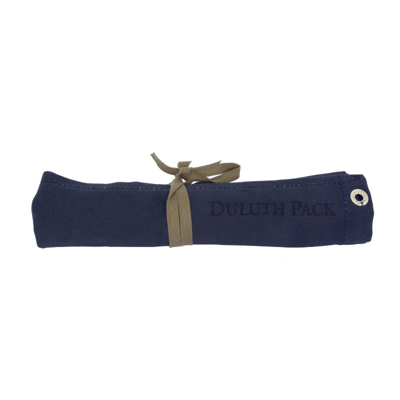 Duluth Pack Utensil Roll in navy for camping
