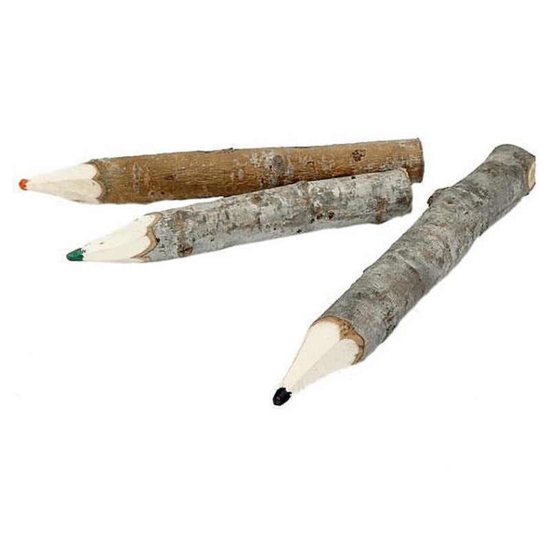 Paul Bunyan Crayons with a white background