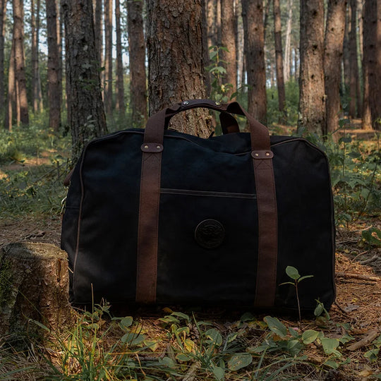 Large Safari Duffel in Wooded Area
