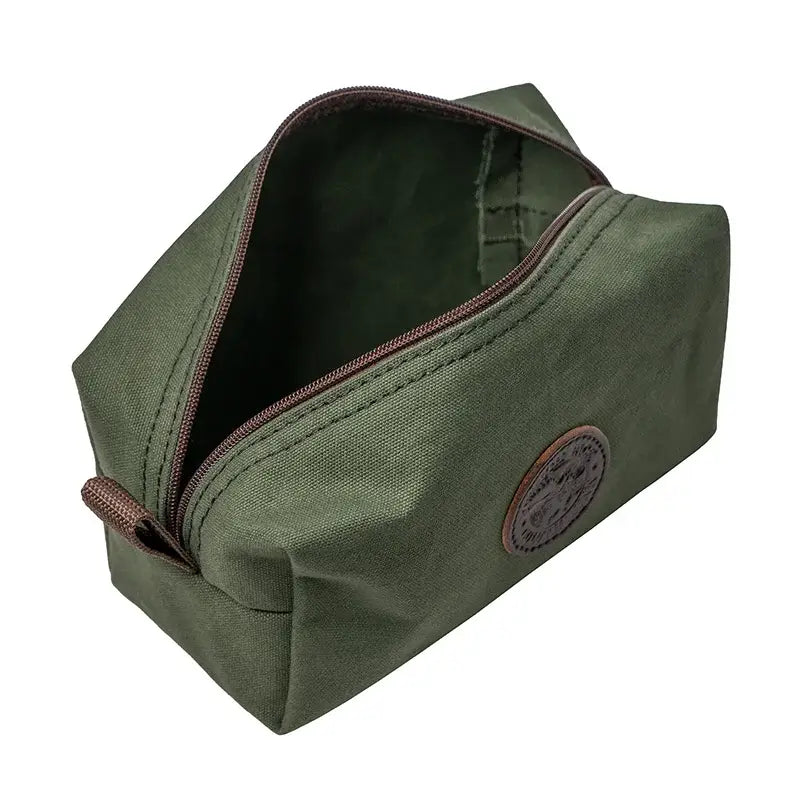 NEW Grab-N-Go Bag In Olive Drab Green Open On A White Background