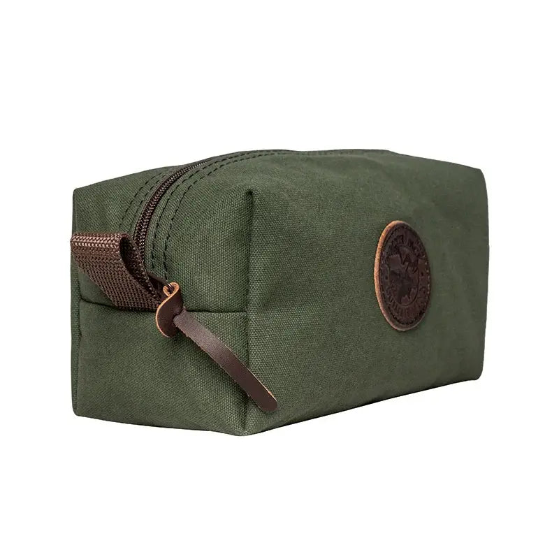 NEW Grab-N-Go Bag In Olive Drab Green As Seen From The Side On A White Background