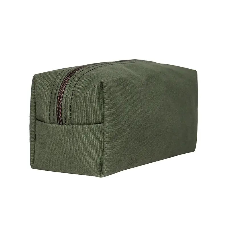NEW Grab-N-Go Bag In Olive Drab Green As Seen From The Side (Back) On A White Background