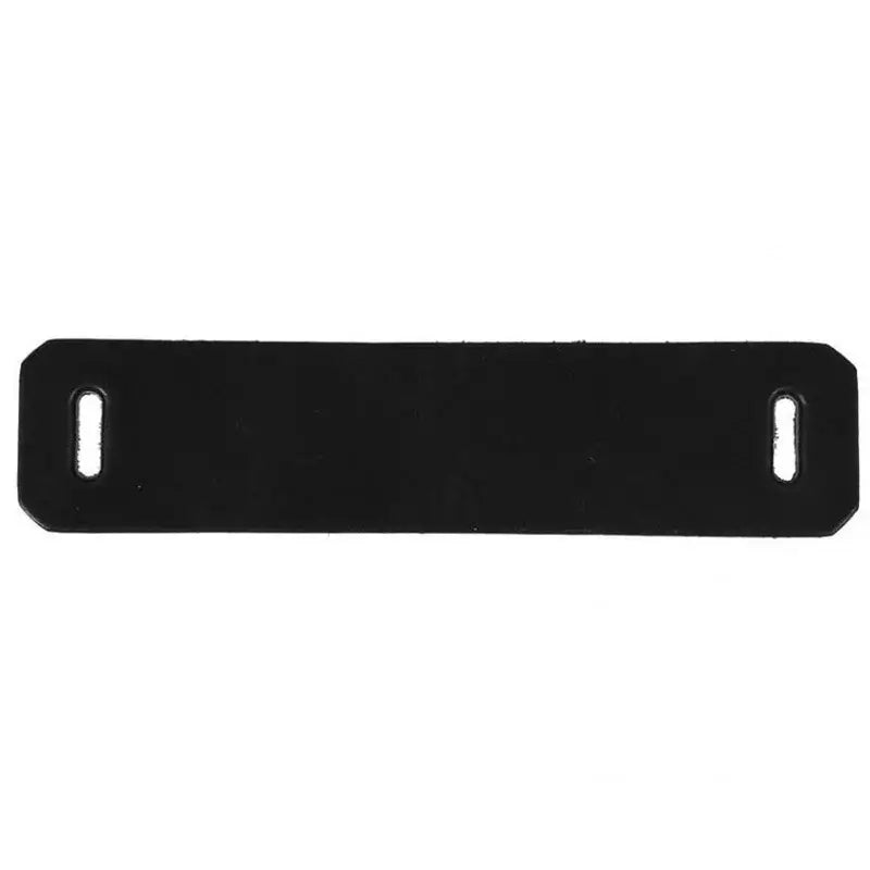 Duluth Pack Black Leather Shoulder Pad For Haversacks & Shell Bags with white background