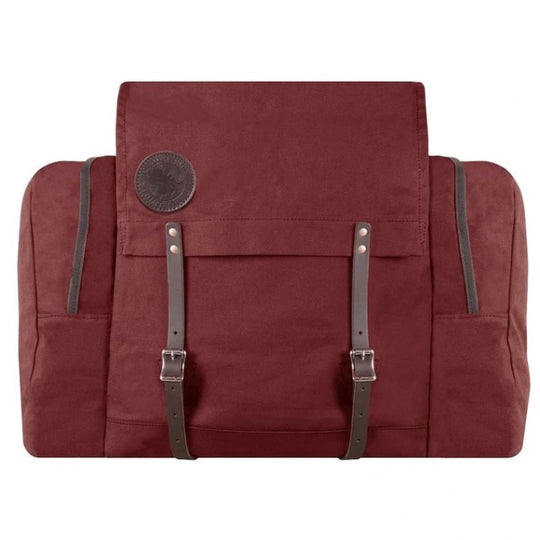 Duluth Pack Camp Kitchen Pack in Burgundy with a white background