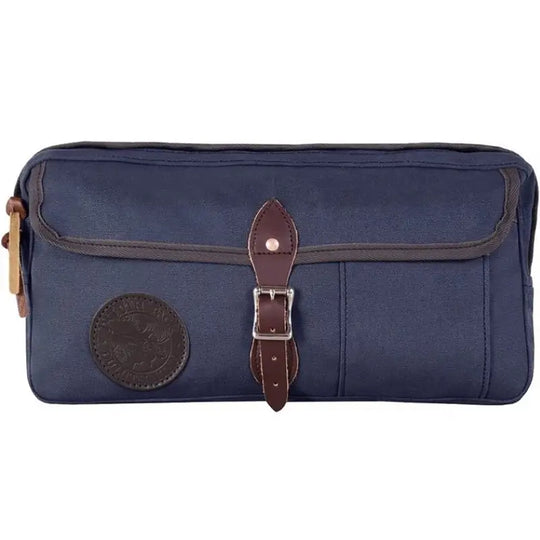 Canoe Thwart Bag Model II in navy with white background