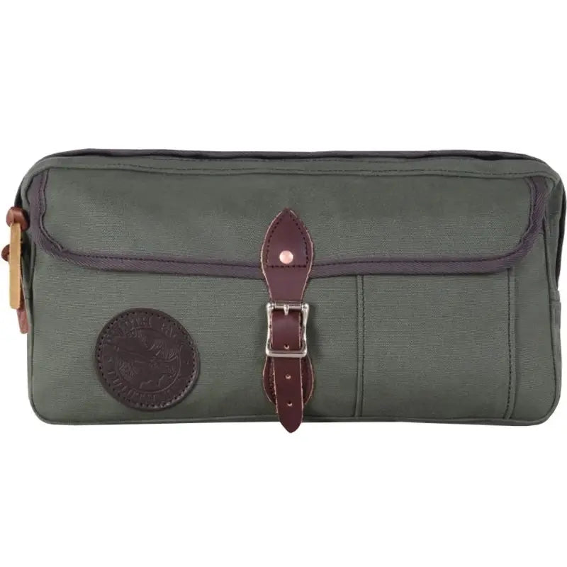Canoe Thwart Bag Model II in olive drab with white background
