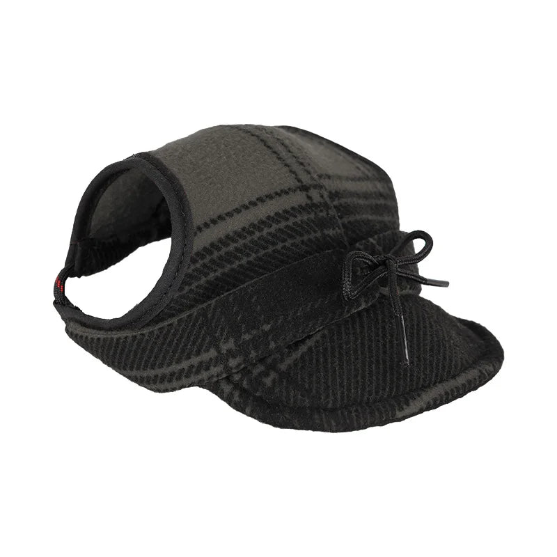Stormy Kromer Critter Kromer in black with a white background