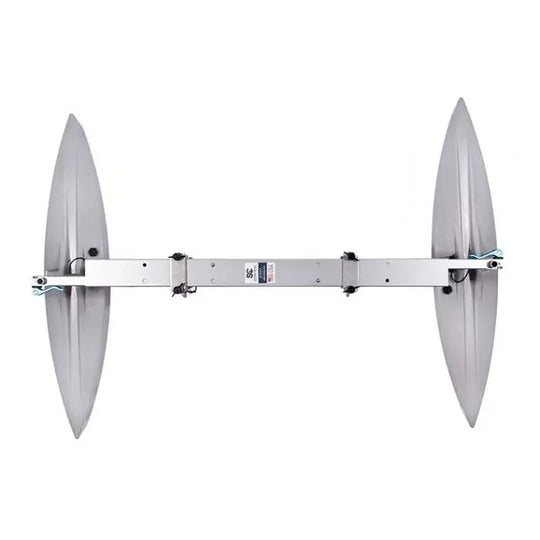 Spring Creek HD Kayak Stabilizer Floats Complete Package in grey as seen from above
