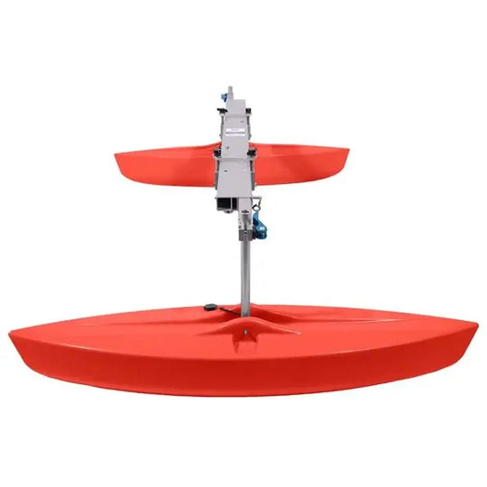 Spring Creek HD Kayak Stabilizer Floats Complete Package in Red on a white backgound