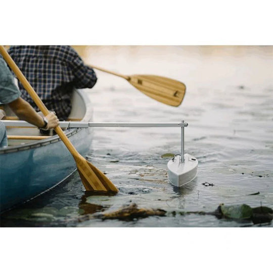 Spring Creek Float Package on Canoe in Water