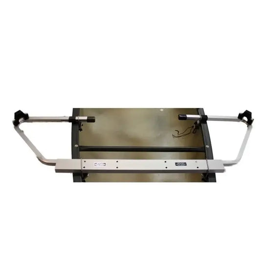 Spring Creek Rowing Unit Complete Package Mounted On A Canoe On A White Background