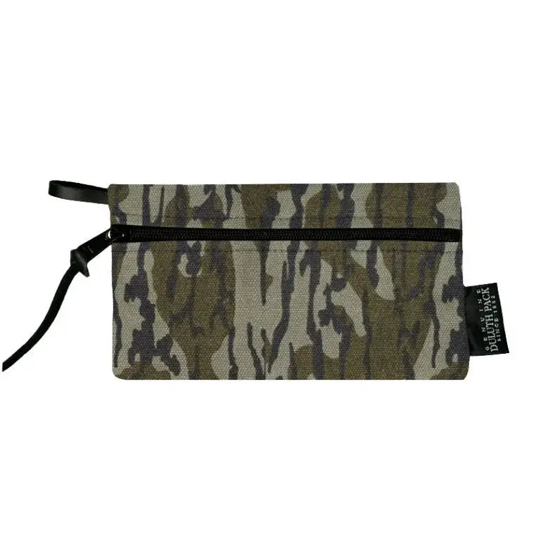 Small Gear Stash Bag In Mossy Oak Bottomland Camo On A White Background
