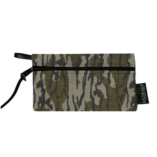 Small Gear Stash Bag In Mossy Oak Bottomland Camo On A White Background