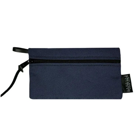 Small Gear Stash Bag In Navy Blue On A White Background