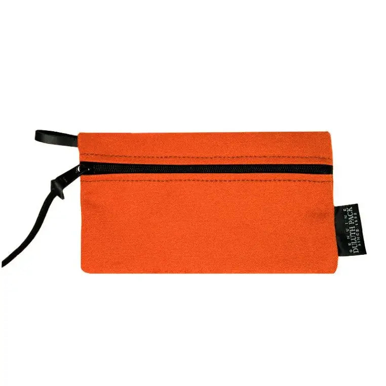 Small Gear Stash Bag In Orange On A White Background
