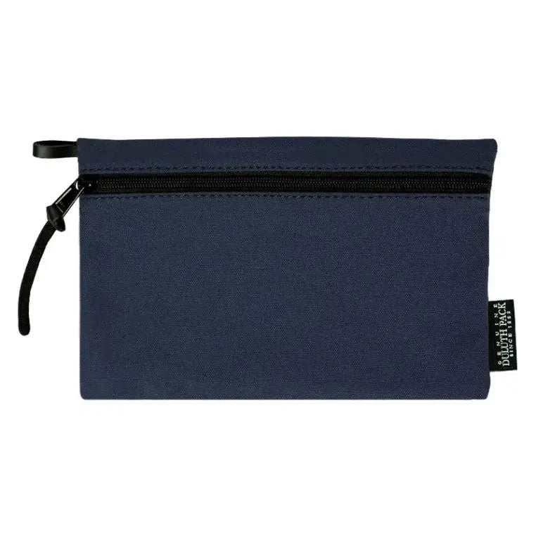 Medium Gear Stash Bag in Navy Blue On A White Background