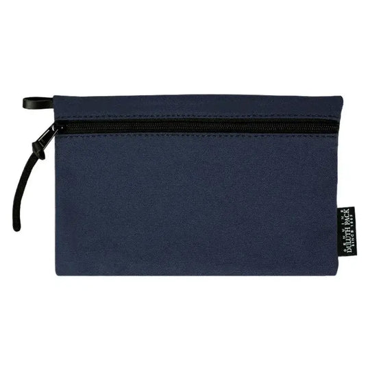 Medium Gear Stash Bag in Navy Blue On A White Background
