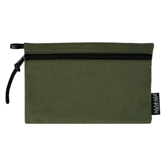 Medium Gear Stash Bag in Olive Drab Green On A White Background