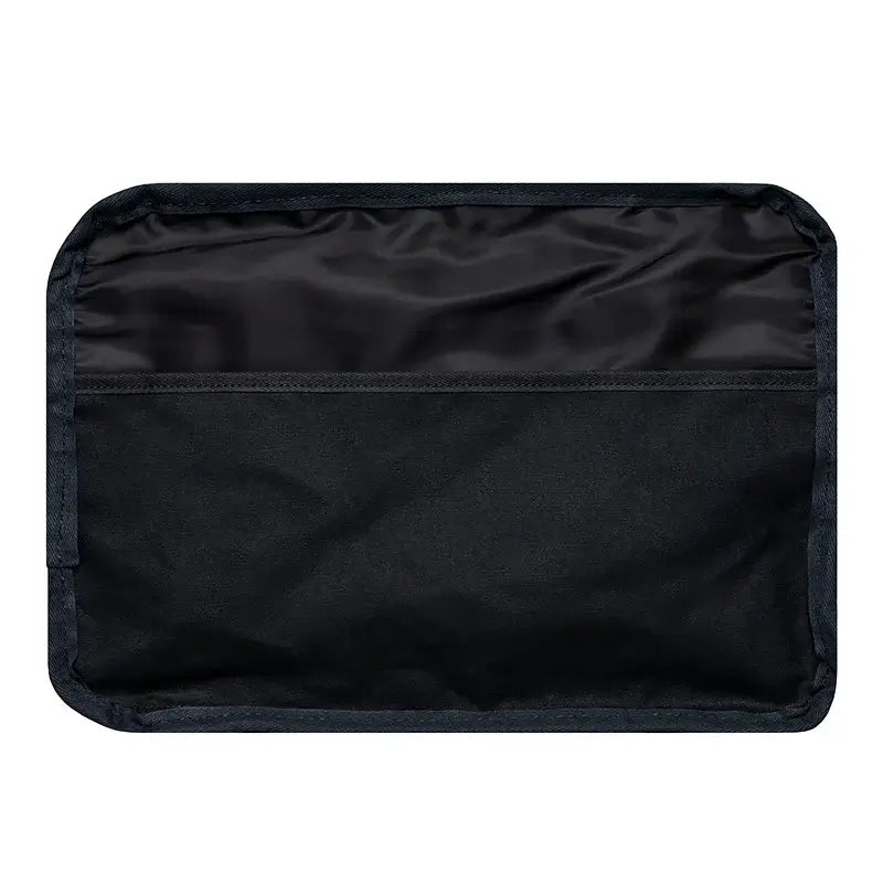 Superior Series Leather Entrepreneur Briefcase Interior Showing Laptop Sized Slip Pocket On A White Background