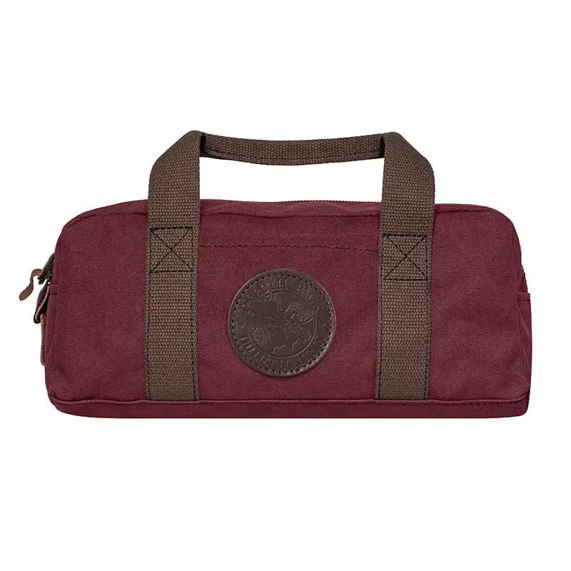 Utility Bag Burgundy On A White Background