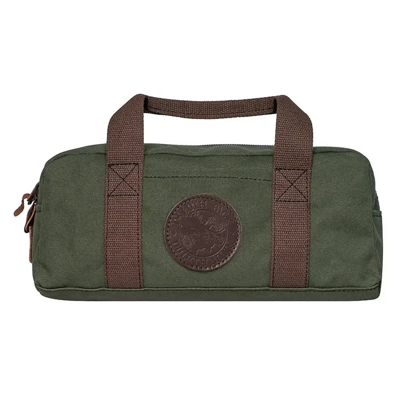 Utility Bag In Olive Drab Green On A White Background
