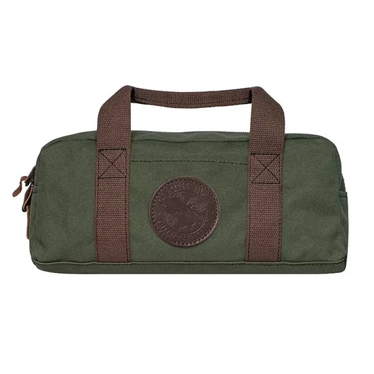 Utility Bag In Olive Drab Green On A White Background