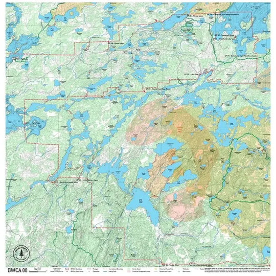 True North Map Co Cloth Multi Use BWCAW Maps Map 8