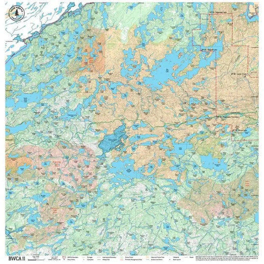 True North Map Co Cloth Multi Use BWCAW Maps Map 11