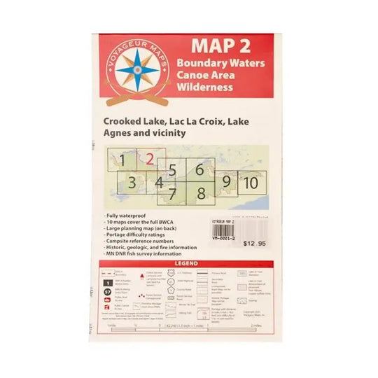 Voyageur Boundary Waters Maps Map 2
