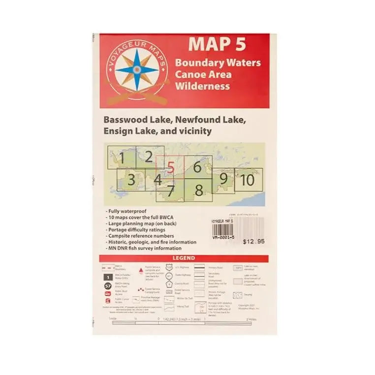Voyageur Boundary Waters Maps Map 5