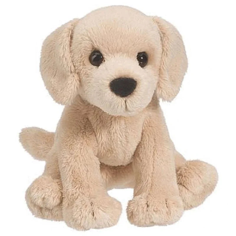 Cuddle Toys Butter Yellow Lab with a white background