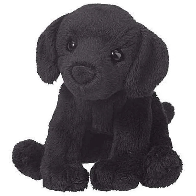 Cuddle Toys Lucy Black Lab with a white background