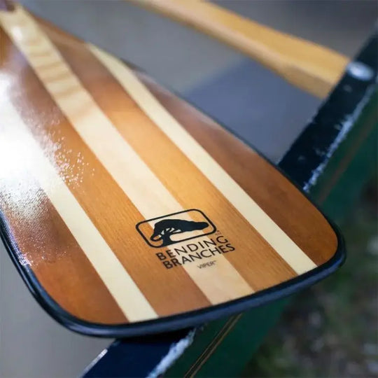 Bending Branches Viper Double-Bend Resting On A Canoe Rail