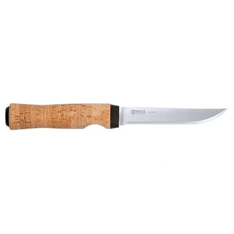Helle Hellefisk Knife with a white background