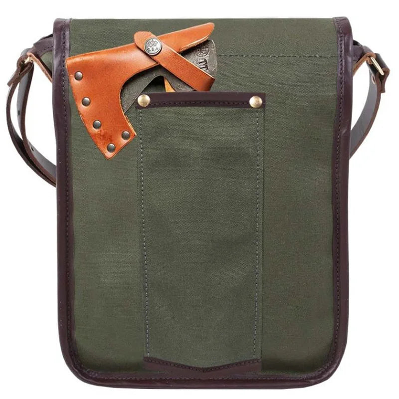 Pathfinder Hatchet Haversack - Leather Trim
