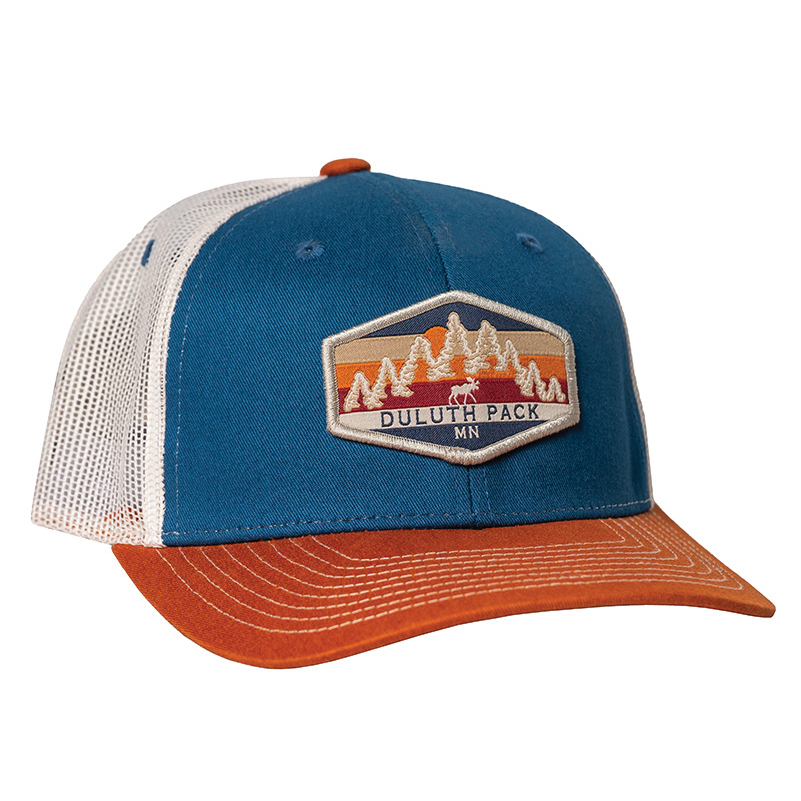Duluth Pack Tree Line Dakota Trucker Hat on a white background