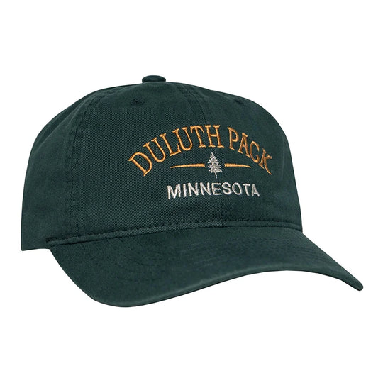 Duluth Pack Tree Scholar Hat in green with a white background