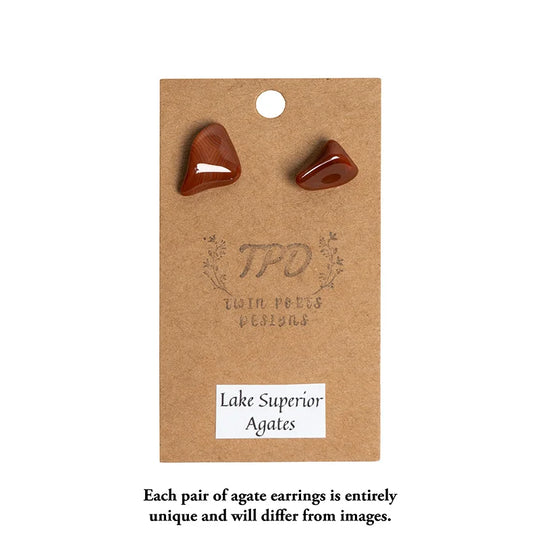 Twin Ports Designs Lake Superior Agate Earrings