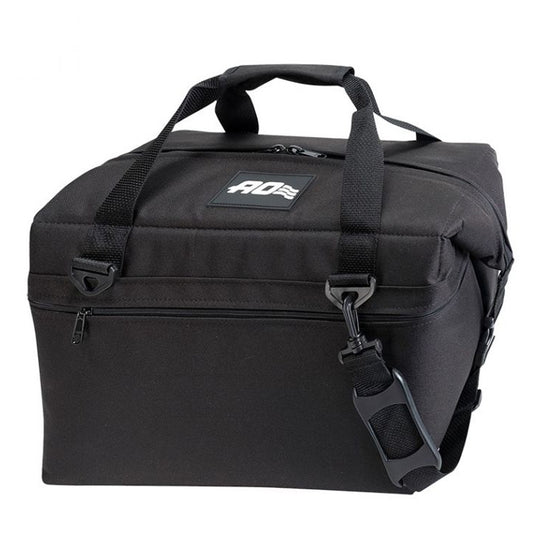 AO Canvas Cooler - 24 Pack in black with white background