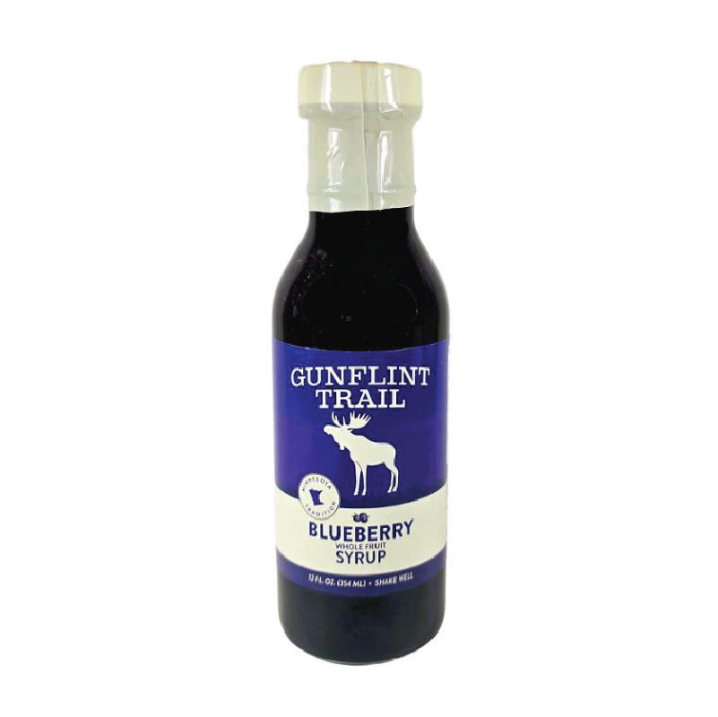 Blueberry Syrup on white background