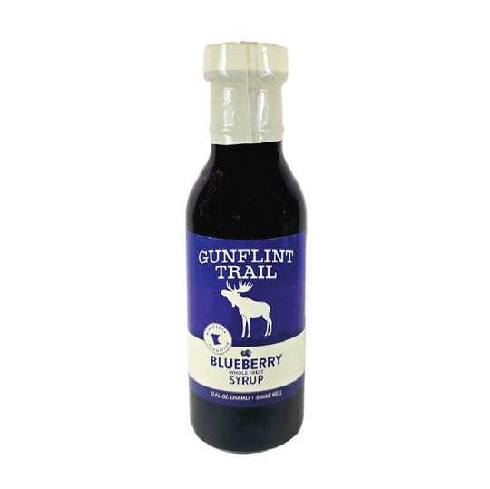 Blueberry Syrup on white background