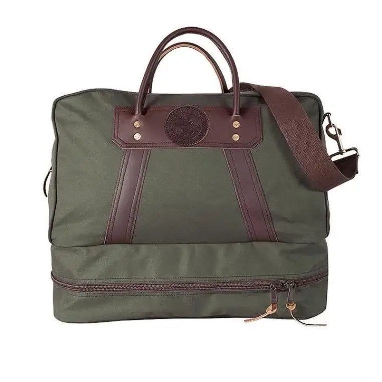 The Boot Duffel In Olive Drab Green On A White Background
