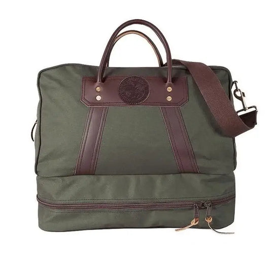 The Boot Duffel In Olive Drab Green On A White Background