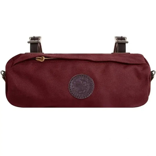 Candy Bar Bike Bag In Burgundy Red On A White Background