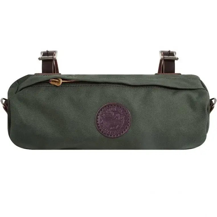 Candy Bar Bike Bag In Olive Drab Green On A White Background